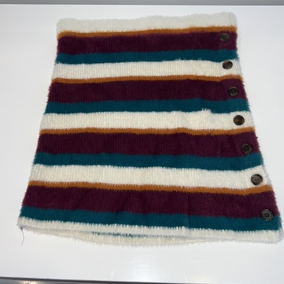 Free People Fig Jam Combo Ciara Fuzzy Sweater Mini Skirt size Small - Picture 3 of 13